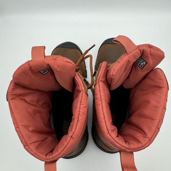 Keen Greta Waterproof Women's Size 8 M Brown Leather Lace-Up Hiking Boots - Picture 11 of 11